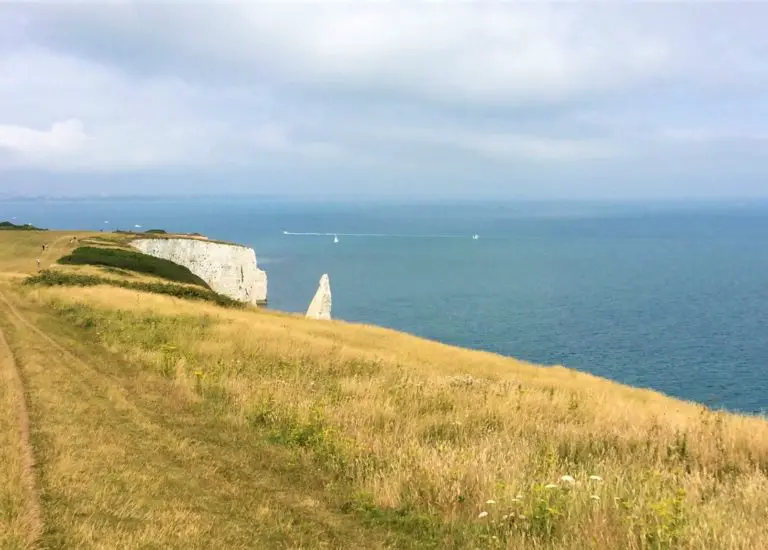 The iconic Old Harry Rocks on the Isle of Purbeck